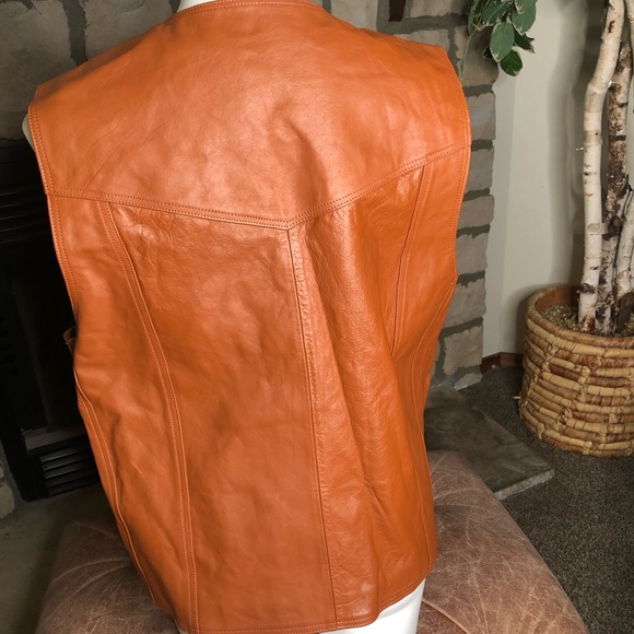 Urban Outlaw Unisex leather vest - Picture 3 of 5